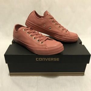 Desert Sand Leather Low-Top Converse